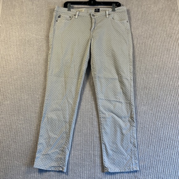Adriano Goldschmied AG Jeans Womens 32 R The Stevie Ankle Slim Straight Leg Gray - Picture 1 of 10